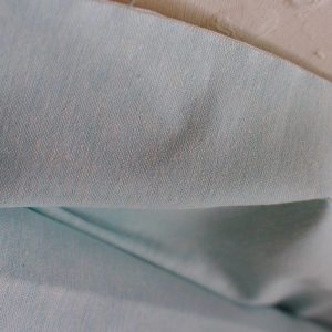 Kaufman - Coton/Lin Essex Yarn Dyed - Aqua - Coupon 45 cm