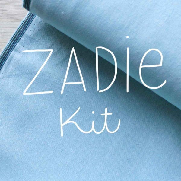 Zadie kit - Robert Kaufman cotton-linen Aqua