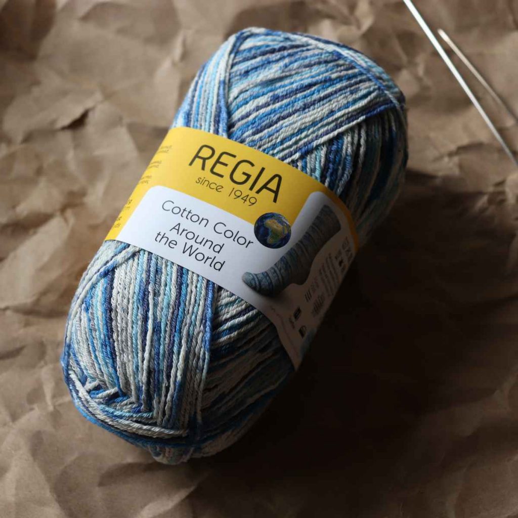 Fils à tricoter 9801620-03295 Regia Cotton Uni 100g couleur: Shell 